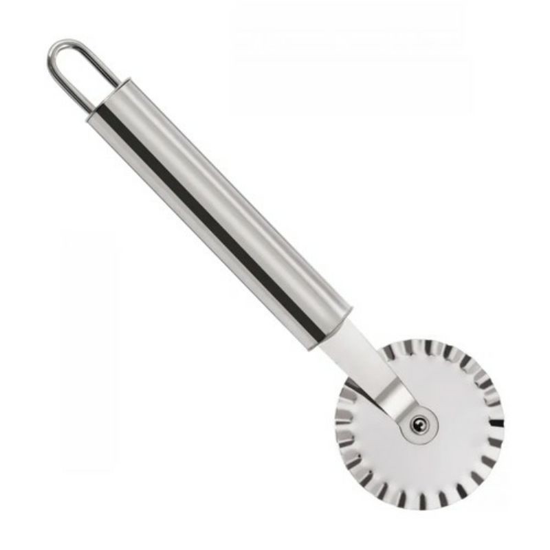 Cortador De Aço Inox Lisa, Cortar Massas Pastel Pizza