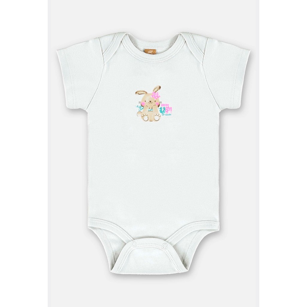 Body para Bebê Menina em Suedine Up Baby