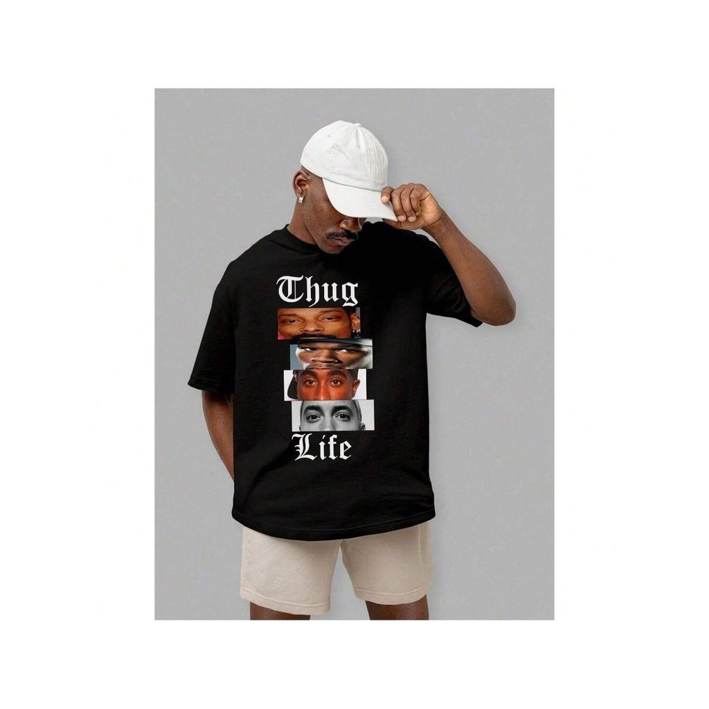 Camiseta Premium Confortavel Americanos Lendas Estilosa Oversized Thug Life Hip Hop