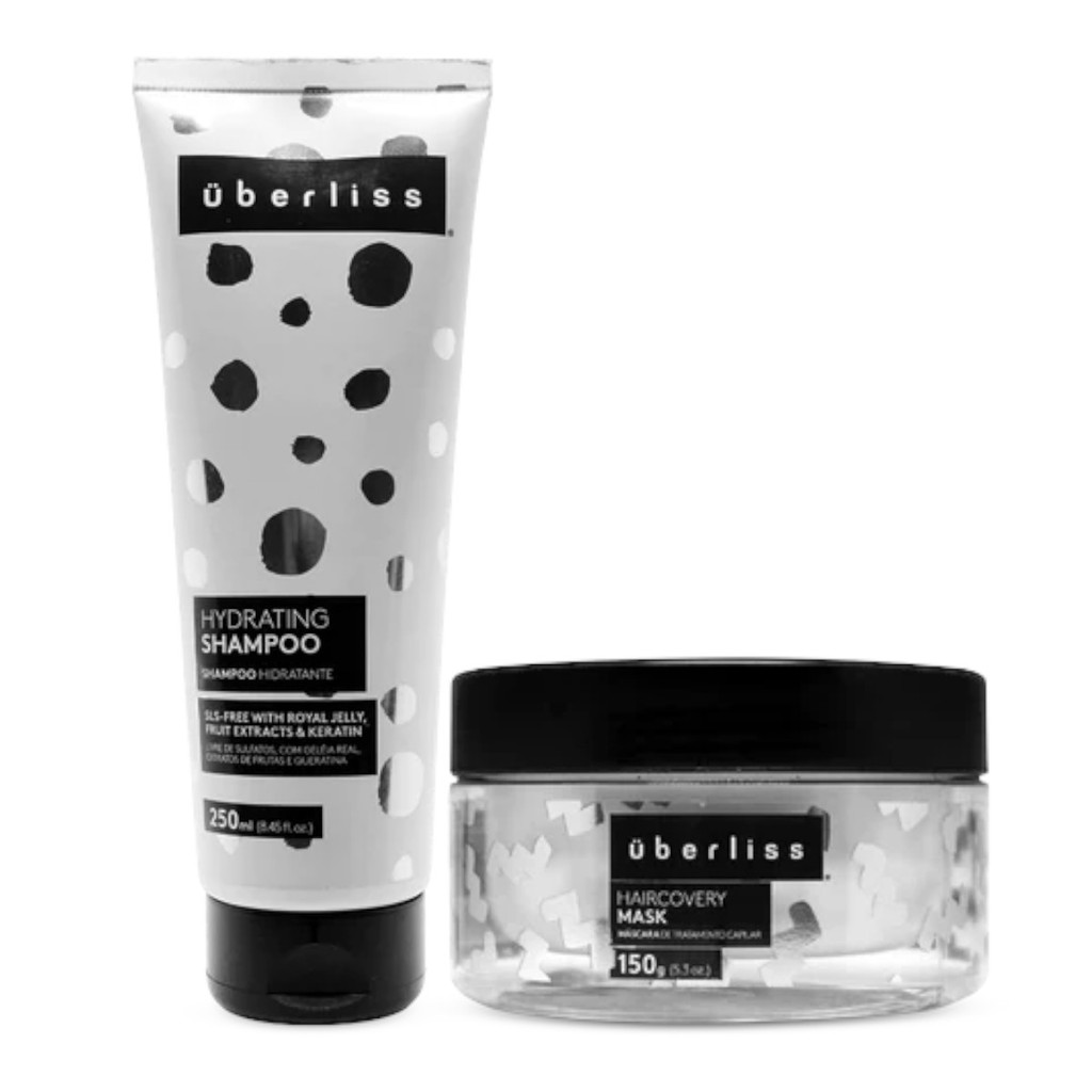 Kit Hydrating 1 Shampoo 250ml 1 Máscara Haircovery 150ml Uberliss Avlon