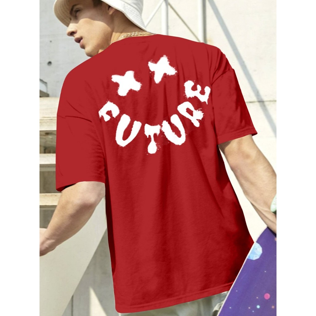 Blusa Oversized Básica Masculina Estilosa Estampada Camiseta Aesthetic Confortável Personalizada