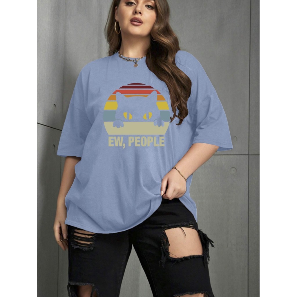Camiseta Oversized Aesthetic Feminina Blusa Estilo Blogueira Tumblr T Shirt Life Style Camisa