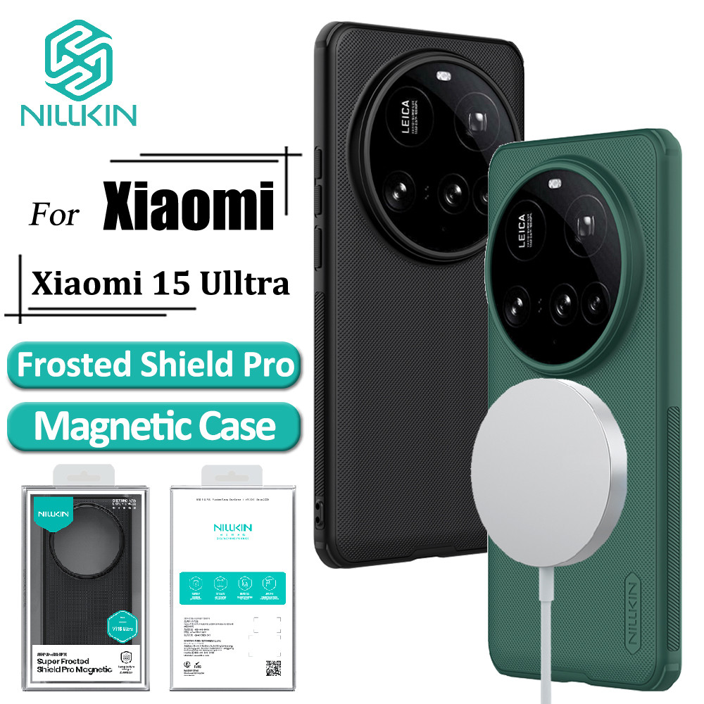 Nillkin Capa Magnética Para Xiaomi 15 Ultra Super Frosted Shield Pro Traseira À Prova De Choque em Oferta na Shopee