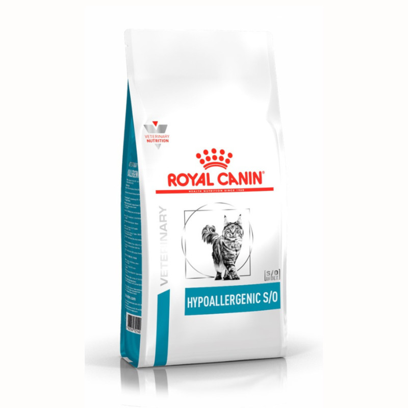 Ração Royal Canin Dieta Veterinária Hipoalergênica para Gatos Adultos 1,5 kg em Oferta na Shopee