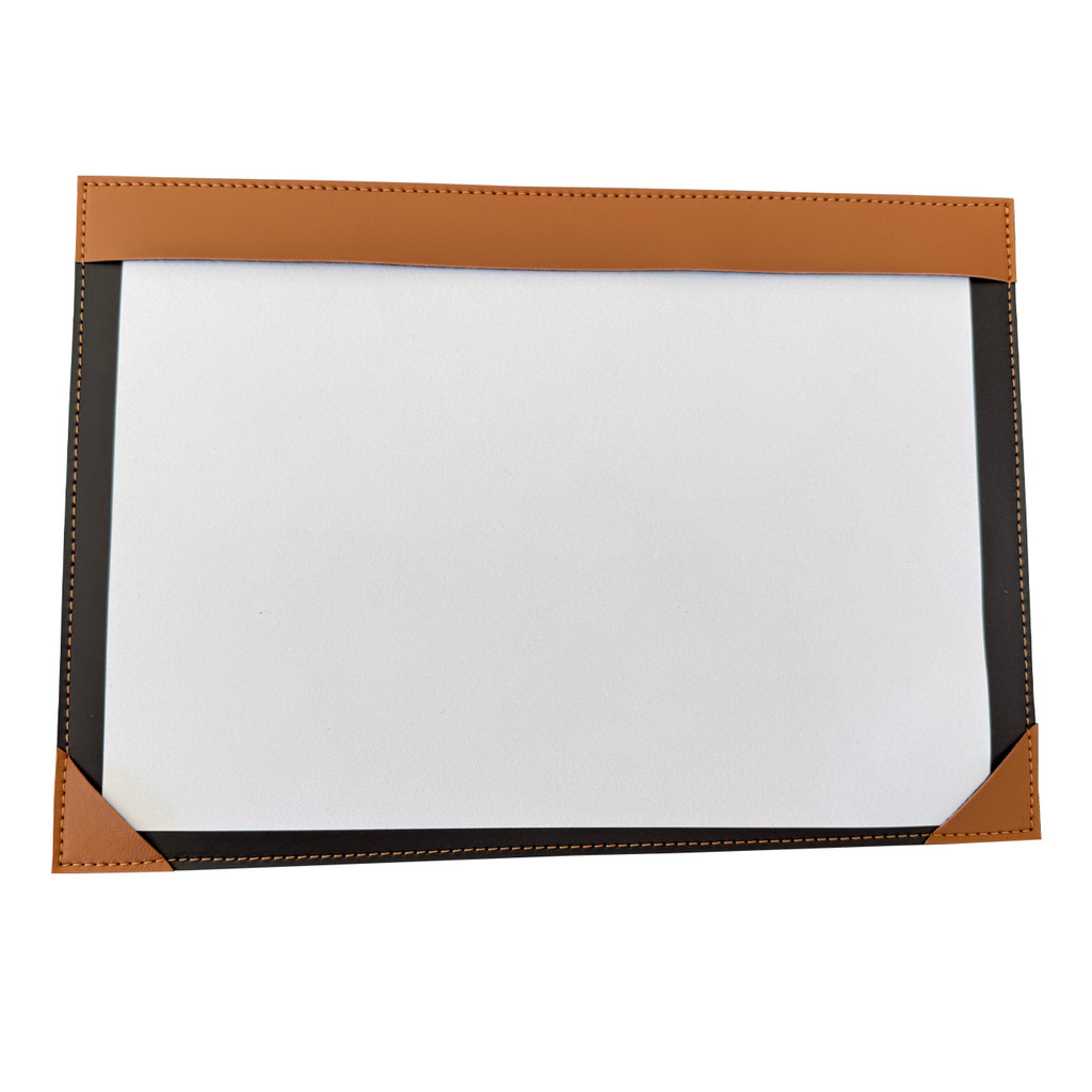 Risque Rabisque Tamanho A4 em Couro Sintético Preto Caramelo em Oferta na Shopee