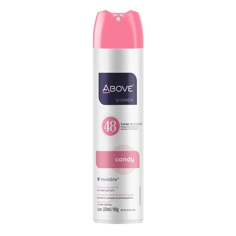Desodorante Antitranspirante Above Women Candy 150ml em Oferta na Shopee