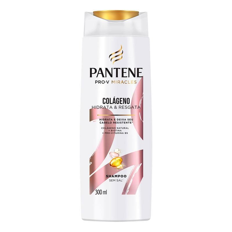 Shampoo Pantene Pro-V Miracles Colágeno Hidrata & Resgata 300ml em Oferta na Shopee