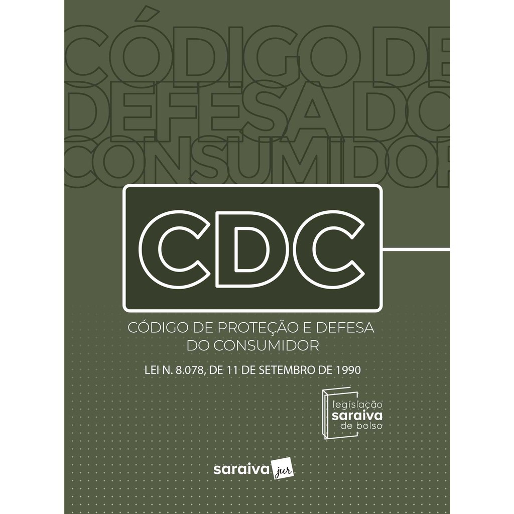 Código de Defesa do Consumidor - Legislação Saraiva de Bolso - 1ª edição 2023 Livros Bt