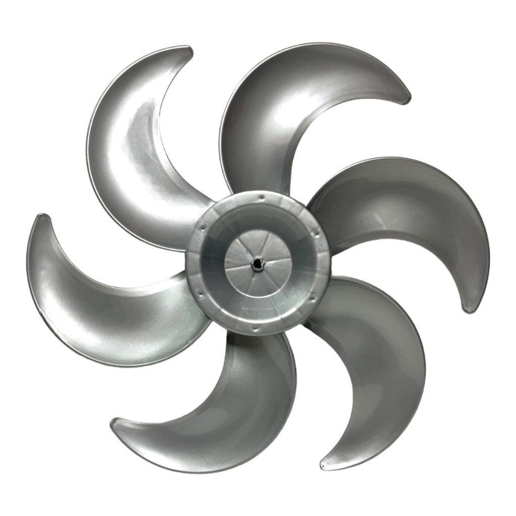 Hélice Para Ventilador Britânia/Philco 40cm 6 Pás Prata Bvc450P Turbo Bvt405 Pvt400