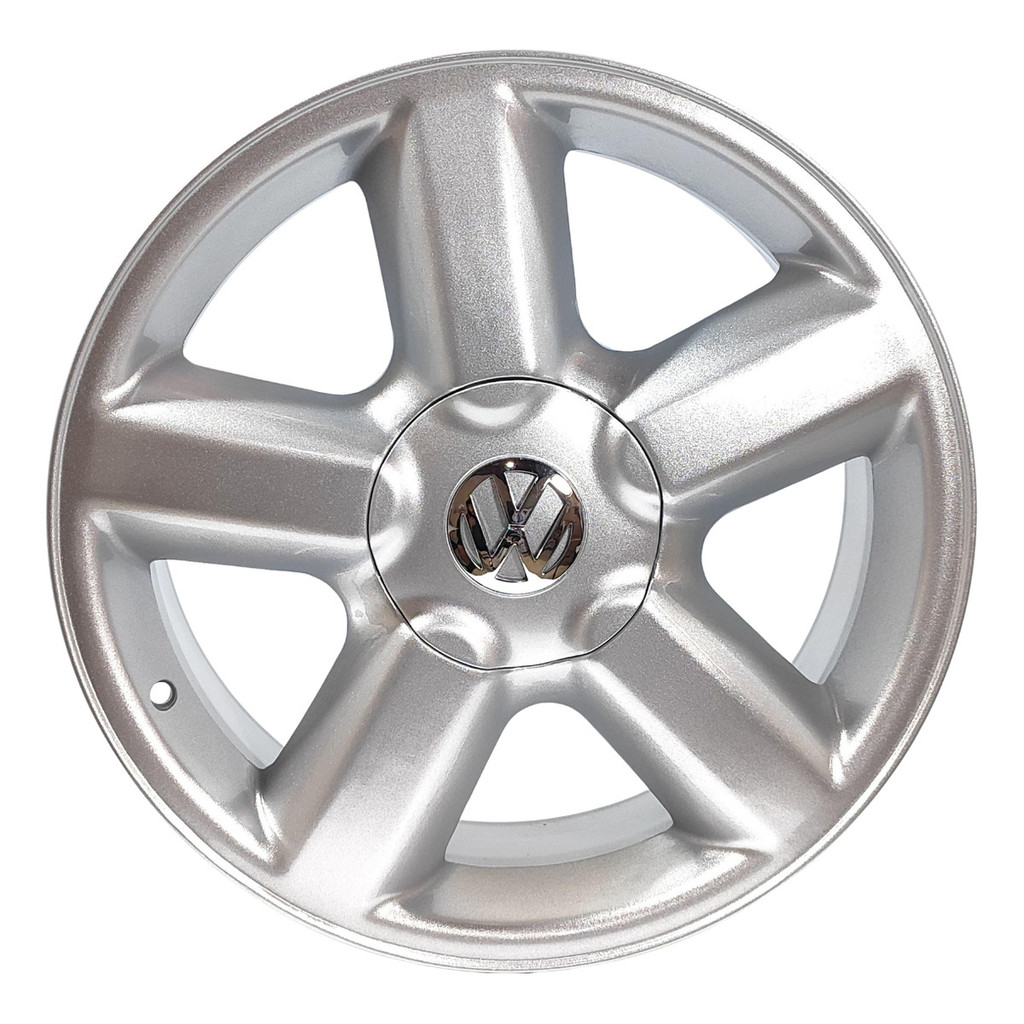 Kit 4 Rodas 15x6 4x100 Tubular VW Gol Gti Prata Zunky ZK460