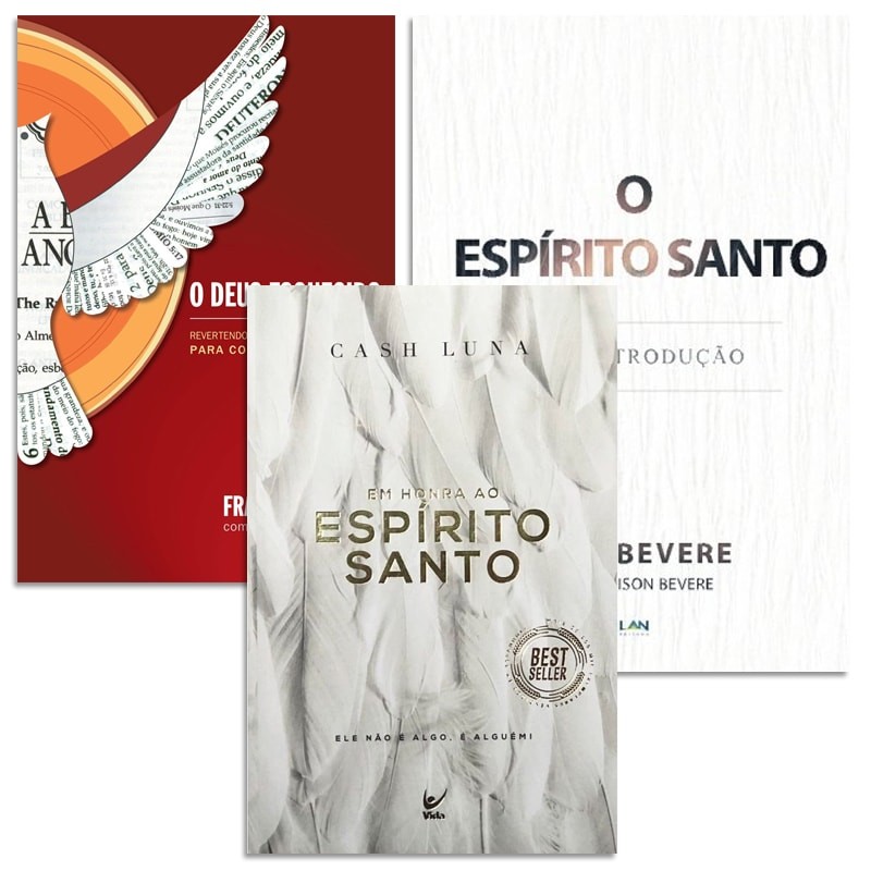 Kit Espírito Santo | John Bevere, Francis Chan e Chad Mitchell em Oferta na Shopee