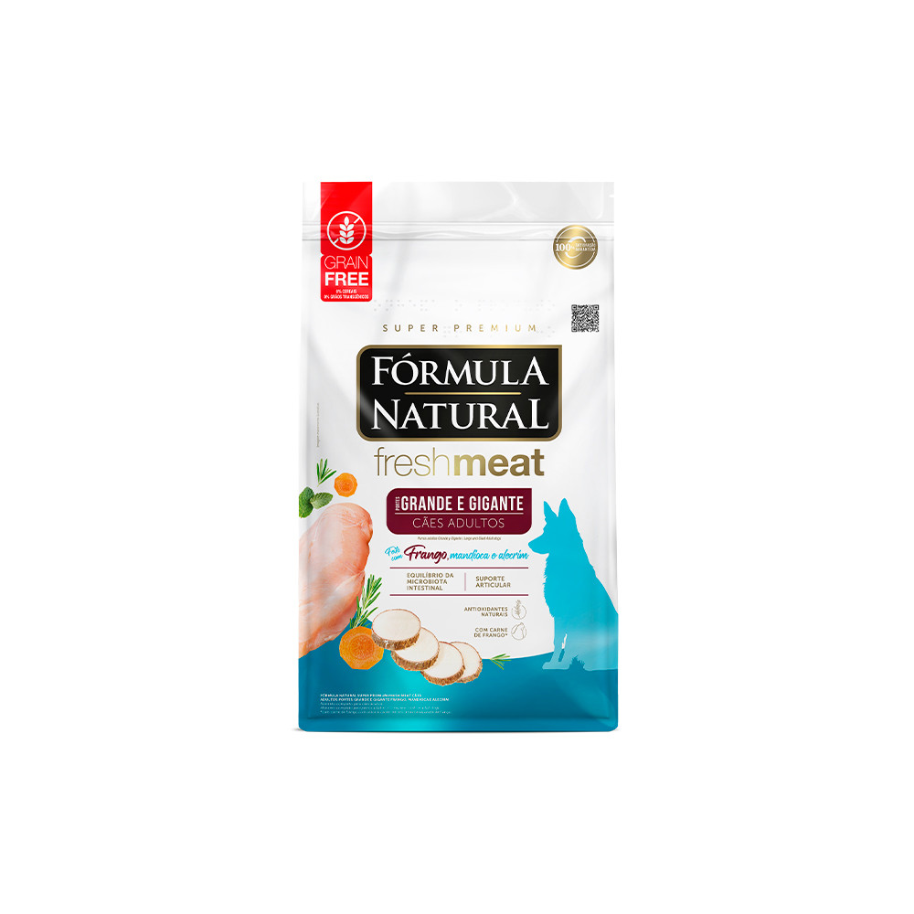 FORMULA NATURAL FRESH MEAT ADULTO GRANDES E GIGANTES 12KG