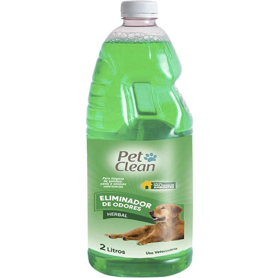 Neutralizador Eliminador De Odores Pet Clean Herbal 2L - Cães e Gatos Envio Imediato