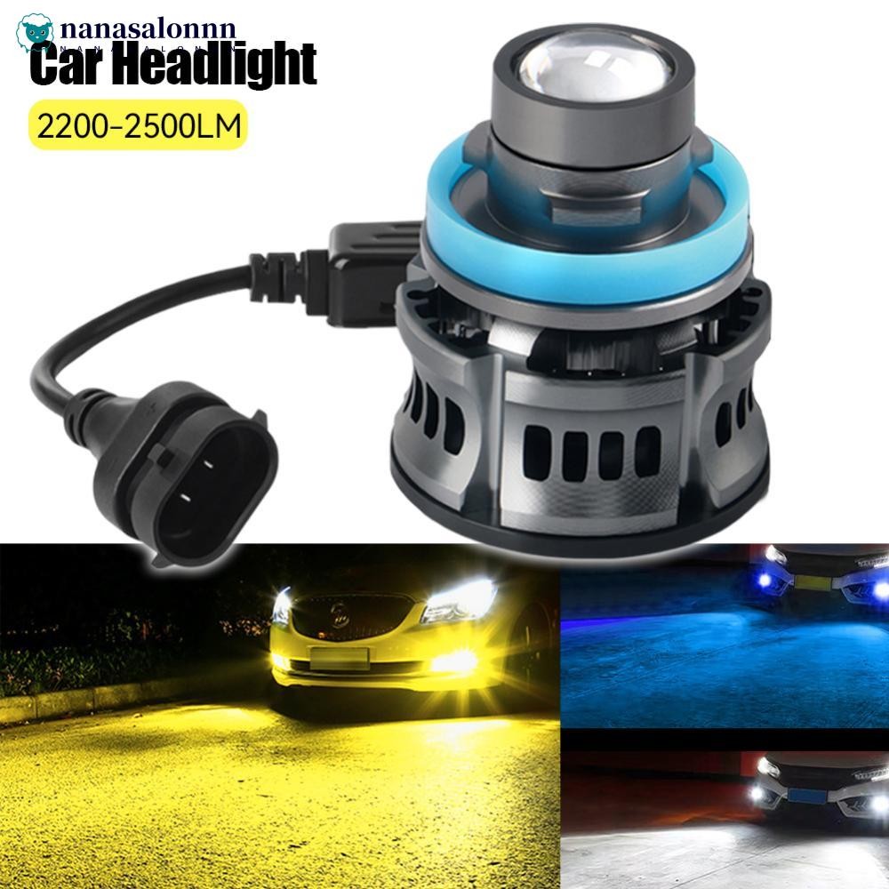 NSN 1Pc 12V H7 H11 H8 H9 9006 HB4 Farol De Lente De Carro LED Lâmpada De Neblina Branco Amarelo Gelo Azul Turbo Luz