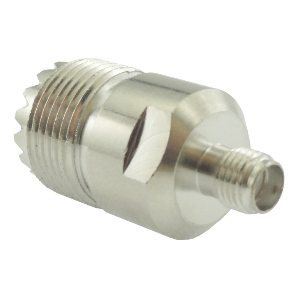 Conector Uhf Macho + Adaptador Baofeng Sma Femea X Uhf Femea