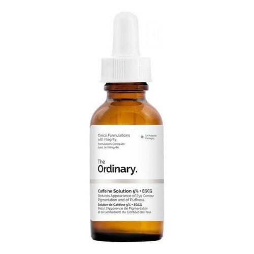 The Ordinary Cafeína 5% + EGCG Sérum Iluminador para os Olhos Olheiras 30ml Caffeine Solution