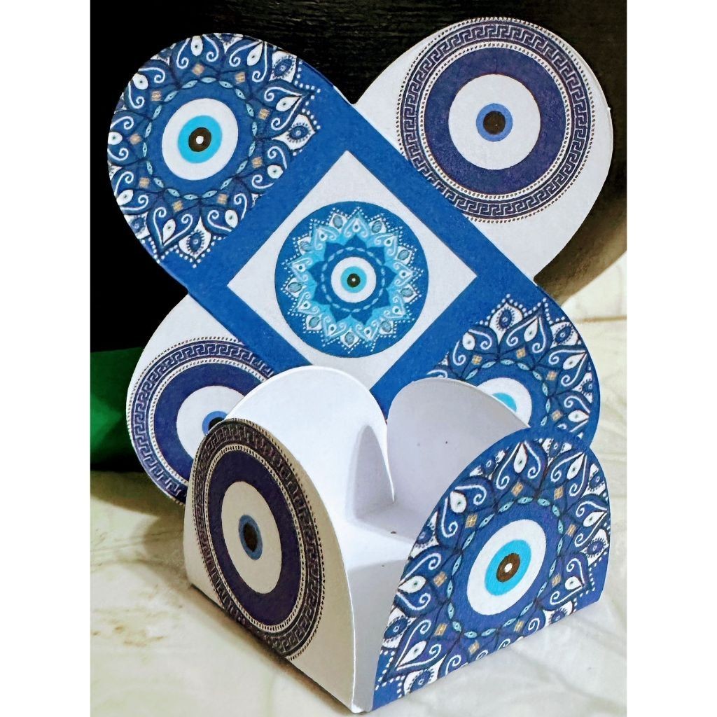100 UNIDADES DE FORMINHA GRANDE 8,5CM PARA DOCINHOS TEMATICA OLHO GREGO