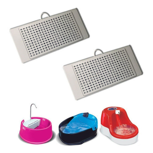 Refil para Fonte Bebedouro para cães cachorros Gatos - Marca Furacão Pet Kit Com 2 Filtros