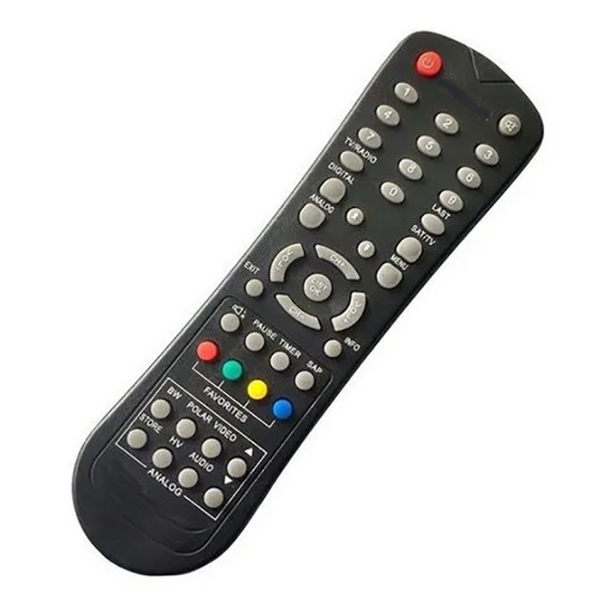 CONTROLE REMOTO PARA PARABÓLICA ORBISAT S2200 DIGITAL
