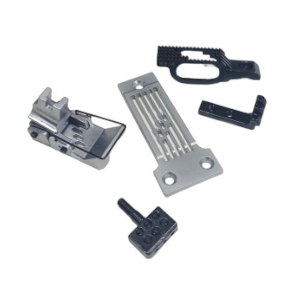 Conj Chapa Dente Calcador 1/4 Fech Lateral Siruba FA007