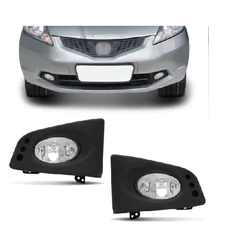 Farol de Milha Auxiliar Fit Com Moldura 2009 2010 2011 2012