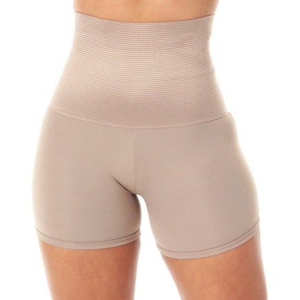 Kit 2 Short Cinta Aperta Barriga Reduz Medida Calcinha Modeladora