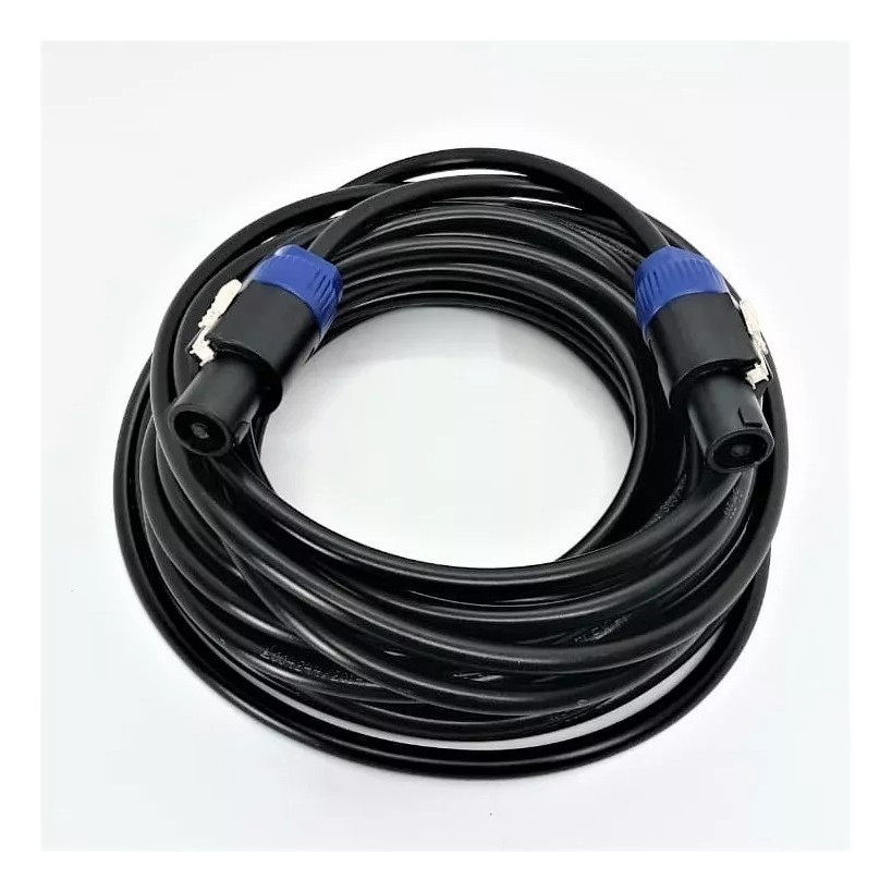 Cabo Speakon X Speakon  Pp Porfissional 10 Metros em Oferta na Shopee