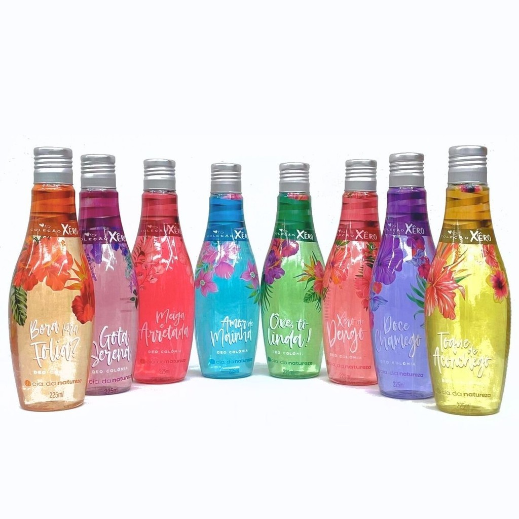 Deo Colônia Coleção Xêro 225 ml Cia Da Natureza Diversas Opções em Oferta na Shopee