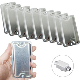 10 Tampa placa cega estampada 3/4 condulete Tramontina Alumínio em Oferta na Shopee