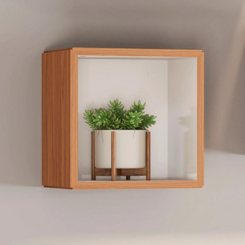 Nicho 100% Mdf 33 Cm Tb155 Freijo/Off White - Dalla Costa em Oferta na Shopee