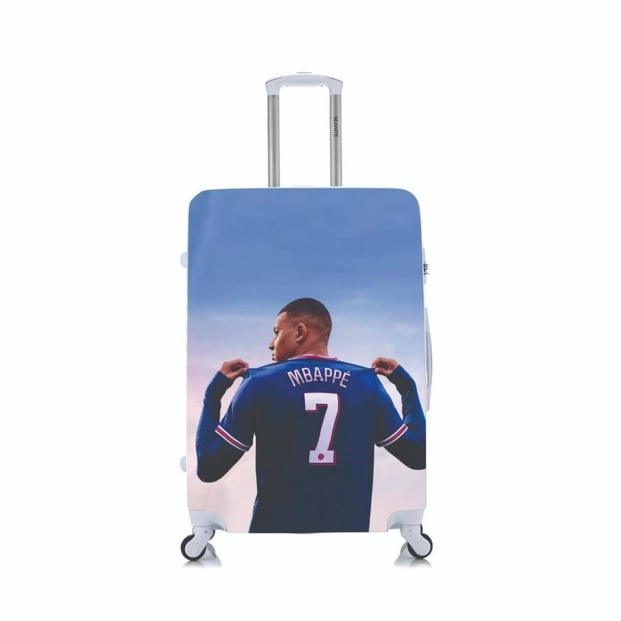Capa Protetora Para Mala Viagem Personalizada Pequena Fifa Mbappe