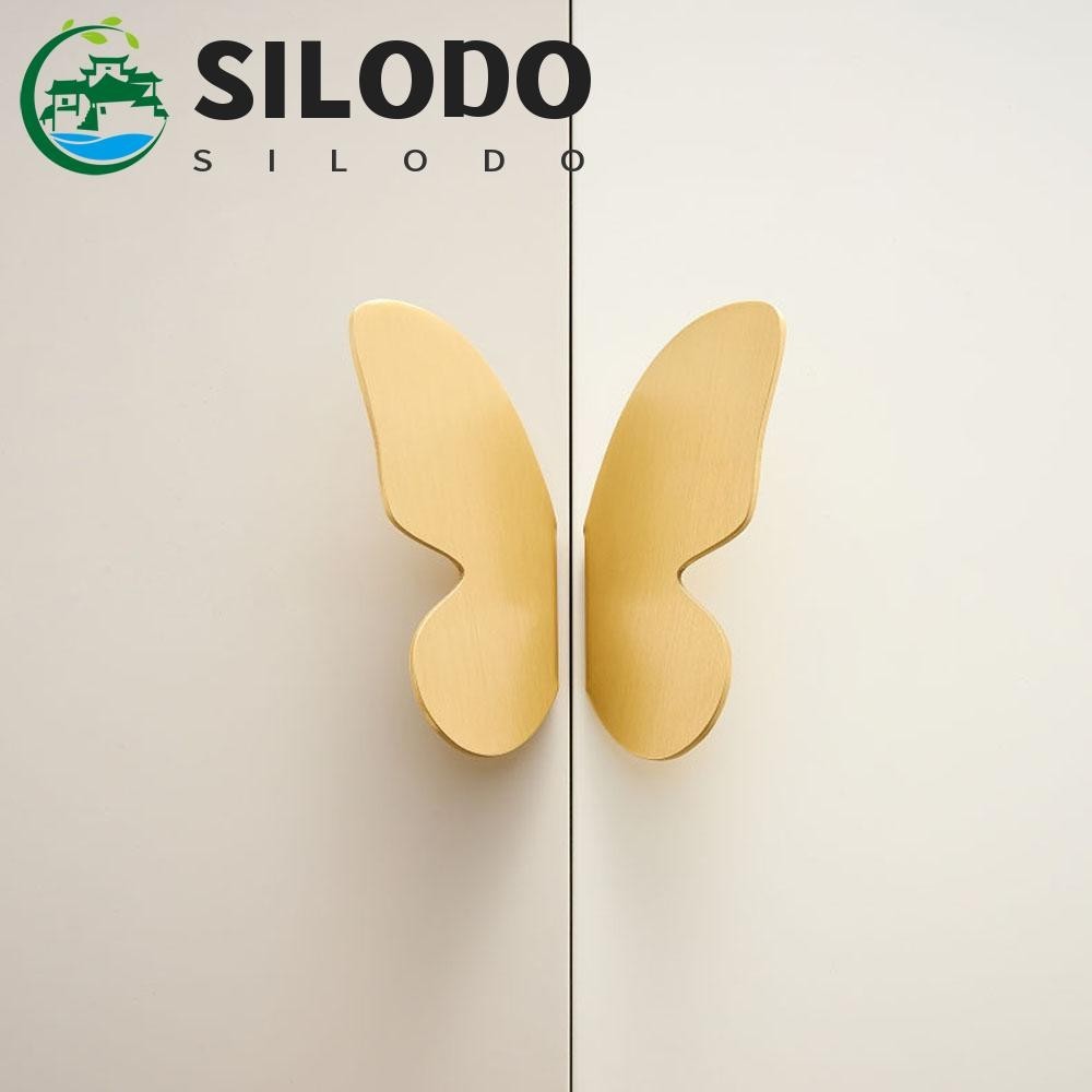 SILODO Maçaneta Borboleta Criativa 1 Par Armário Puxa Puxadores De em Oferta na Shopee