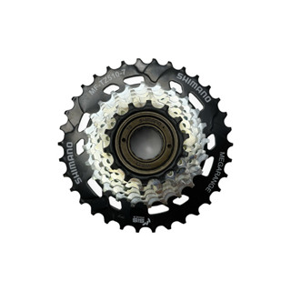 CATRACA / RODA LIVRE SHIMANO TOURNEY MF-TZ510 14/34D MEGARANGE 7V - P/ CUBO DE ROSCA em Oferta na Shopee