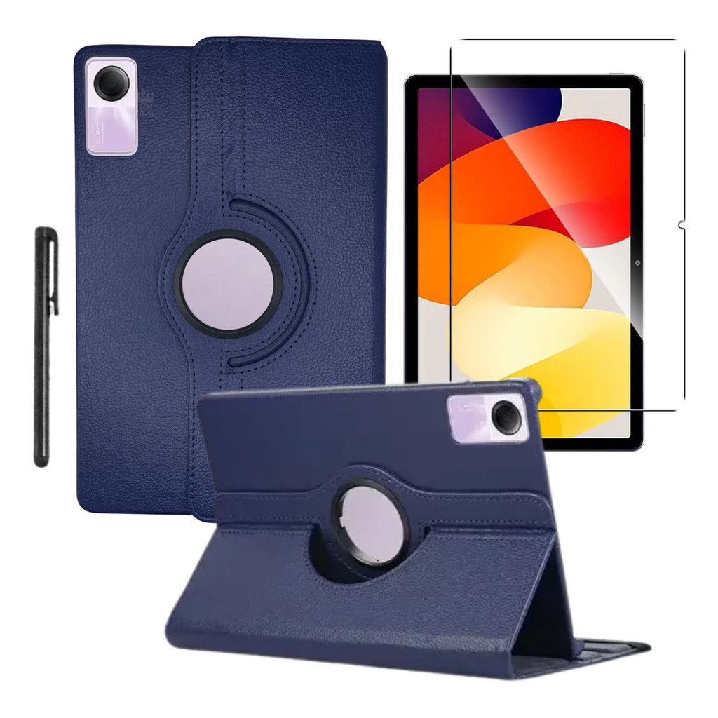Capa Giratória 360° Para Redmi Pad Se + Película + Caneta. em Oferta na Shopee