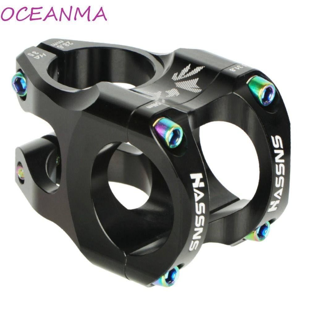 OCEANMA 35mm Guidão De Haste Ciclismo Curta MTB Mesa De Bicicleta Hadnlebar Peças Ponte Potência