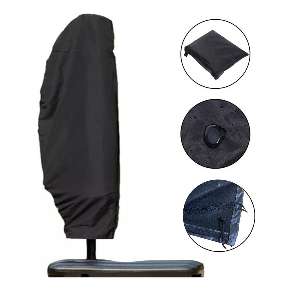 Capa Ombrelone 3m Tecido Reforçado Impermeável Com Zíper em Oferta na Shopee