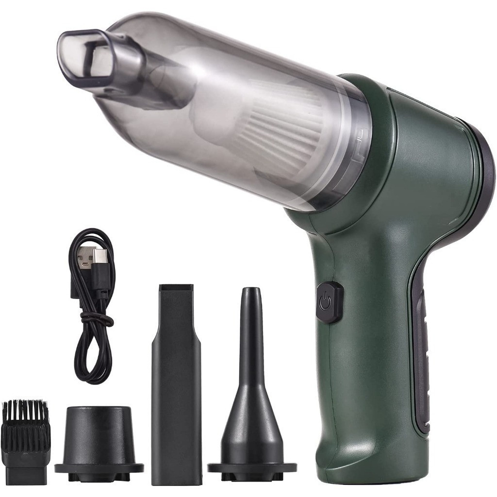 Aspirador de Pó Portátil para Carro 5 em 1 - Sucção Forte 9000Pa Sem Fio LOJA AT UTILIDADES