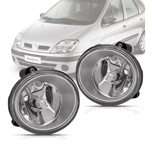 Farol De Milha Auxiliar Scenic 01/11 Megane 01/05 Lente lisa