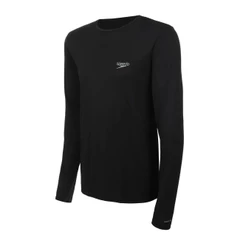 Camiseta Manga Longa proteção UV50 Masculina Speedo - PRETO