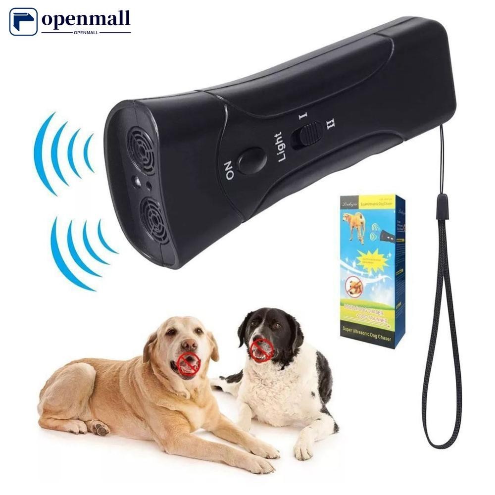openmall 2 Em 1 Dispositivo Anti-Latido De Treinamento De Repelente De Cães De Estimação Ultrassônico LED Portátil Com Luzes V1Y8 em Oferta na Shopee