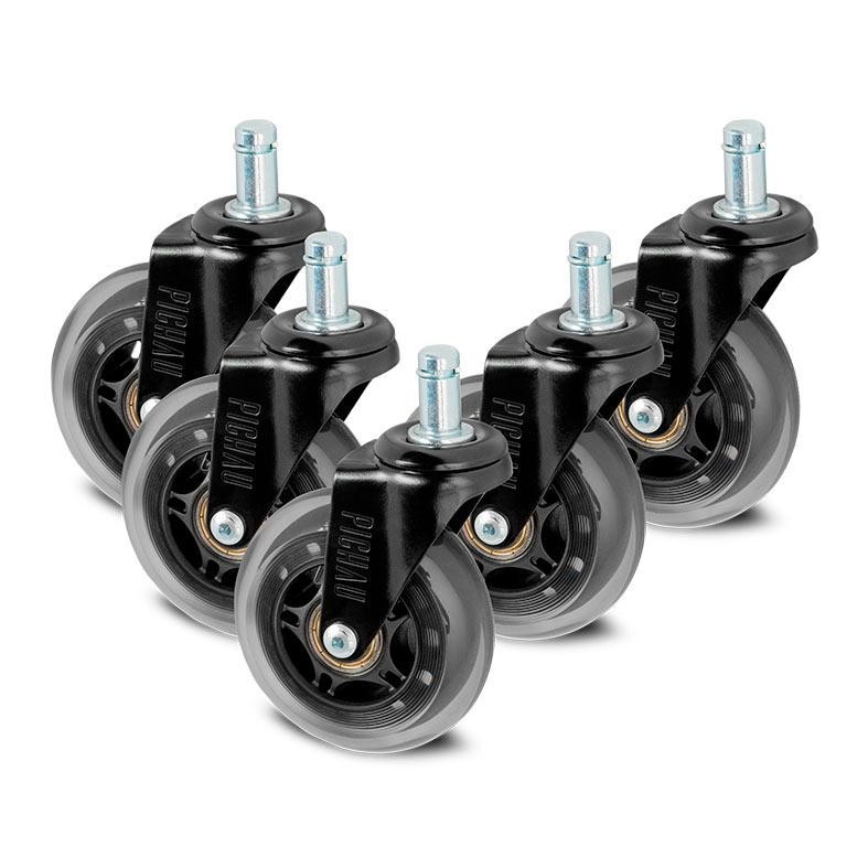 Rodizios de Cadeiras 75MM Pichau Soft, PG-RDS-BK01 - Computers & Accessories