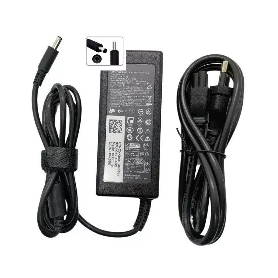 Fonte Carregador Para Dell Inspiron 14 5000 5458 19,5v 65w