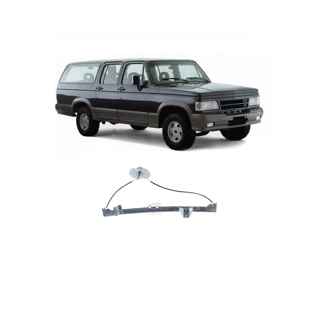 Maquina Vidro Manual Dianteira D20 1991 a 1996 Direito