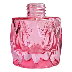 Frasco para Perfumaria de Vidro - Rosa - 80ml - 1 unidade - Rizzo