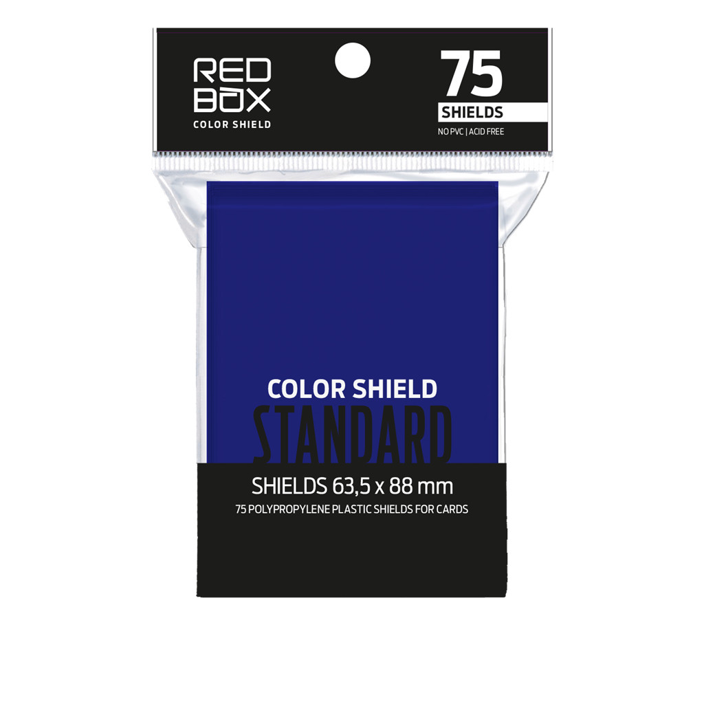 Sleeve Shield Redbox Padrão Azul 63,5 x 88 mm - 75 unidades