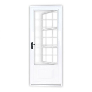 Porta de Aço Postigo 215x85cm com Grade Quadrada Minas Sul MGM Esquerda em Oferta na Shopee