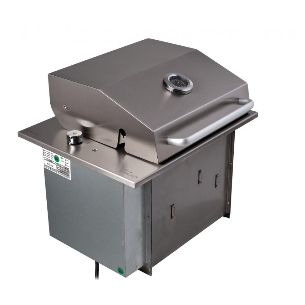 Churrasqueira Grill Elétrica Diamond Premium Com Tampa 127V - Home & Living