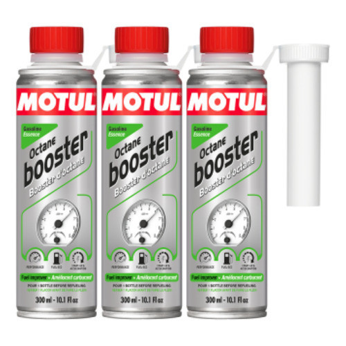 KIT MOTUL OCTANE BOOSTER GASOLINE 300ML 3 UNIDADES em Oferta na Shopee