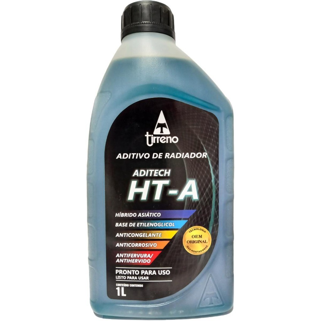 Aditivo Radiador Pronto Uso Hibrido Organico e Sintetico HT-A Tirreno