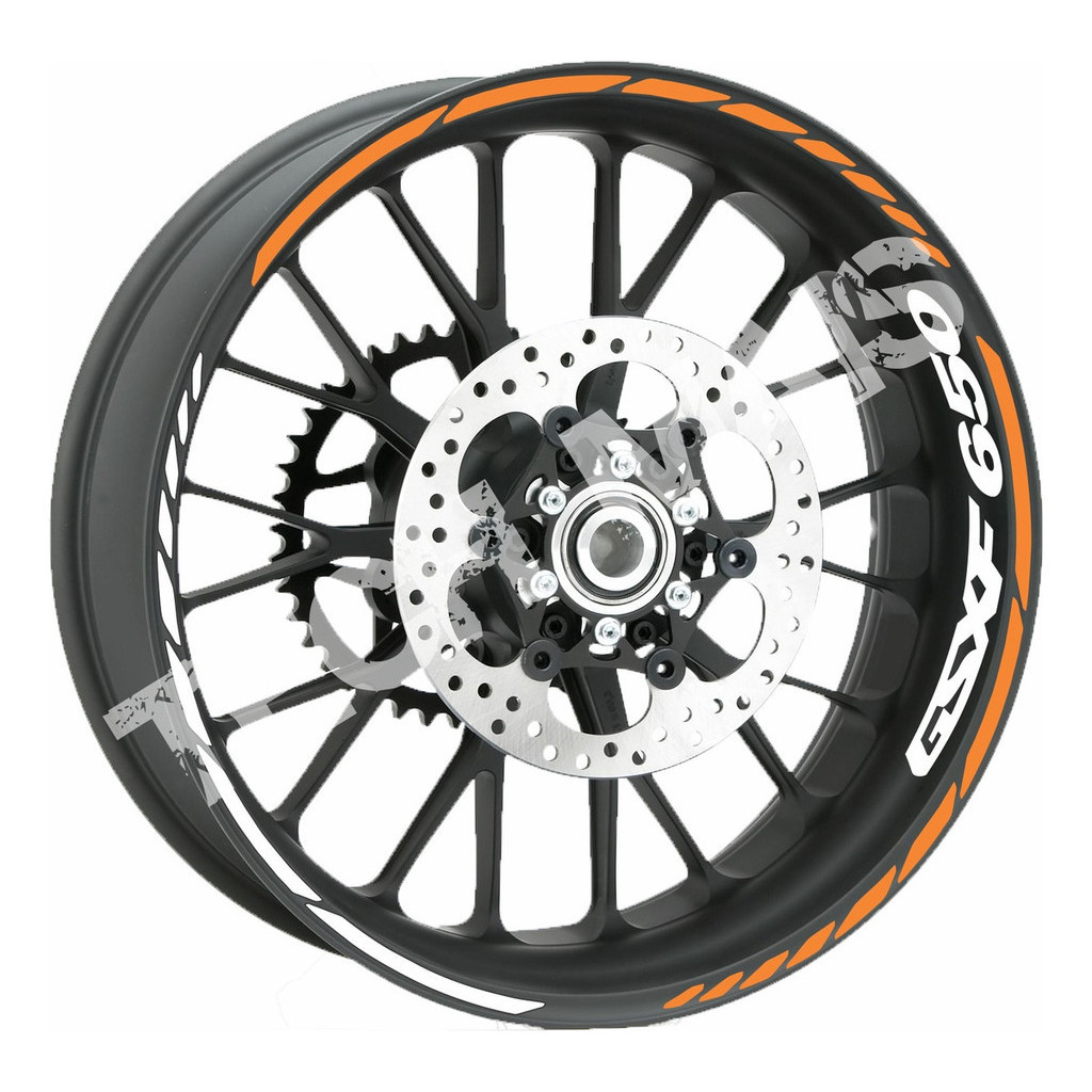 Adesivos Refletivos Moto Suzuki Gsx 650f Para Rodas E Frisos